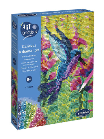 SentoSphere Creativiteitsset "Strass-afbeelding kolibrie" - vanaf 8 jaar