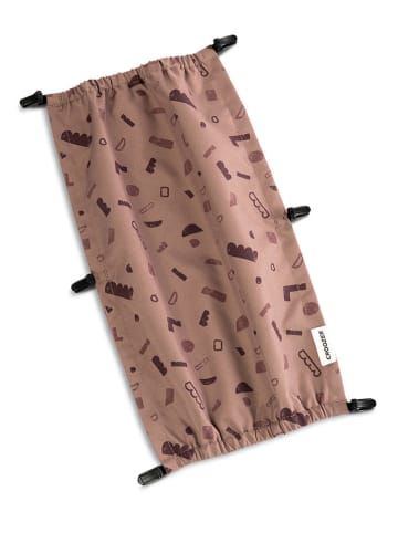 Croozer Osłona przeciwsłoneczna w kolorze szaroróżowym do jednoosobowej przyczepki