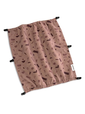 Croozer Sonnenschutz für Zweisitzer in Red patterned