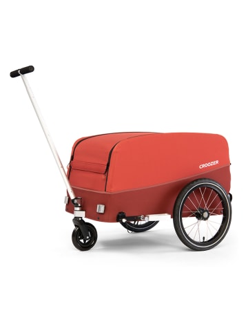 Croozer Bollerwagen-Zubehör-Set für Modell "Cargo ab 2018" in Silber/ Rot