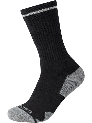 camano Socken in Grau/ Schwarz