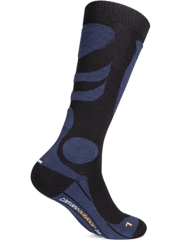 camano 2-delige set: kniekousen zwart/donkerblauw