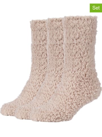 camano 3er-Set: Socken in Beige