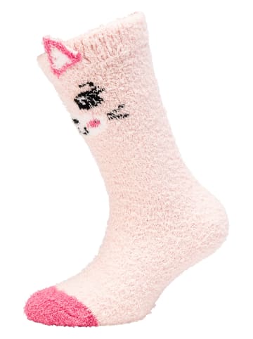 camano Skarpety (2 pary) w kolorze jasnoróżowo-białym