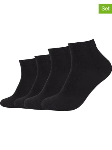 camano 4er-Set: Socken in Schwarz