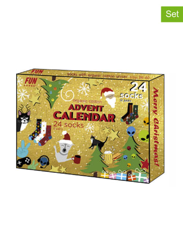 Fun Socks 12er-Set: Socken "Fun Socks" in Bunt