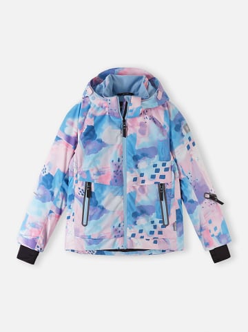 Reima Kurtka narciarska "Posio" w kolorze błękitno-jasnoróżowym