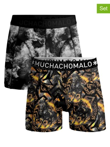 Muchachomalo 2-delige set: boxershorts zwart