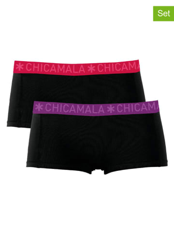 Muchachomalo 2er-Set: Pantys in Schwarz