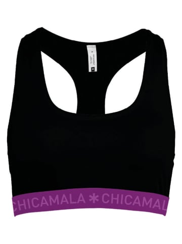 Muchachomalo Bustier in Schwarz/ Lila