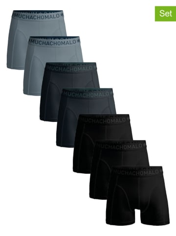 Muchachomalo 7-delige set: boxershorts zwart/grijs