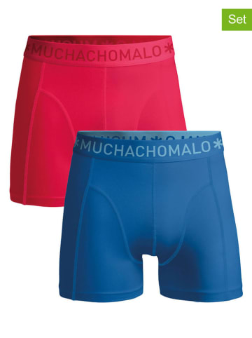 Muchachomalo 2er-Set: Boxershorts in Blau/ Pink