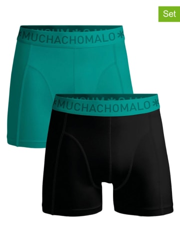 Muchachomalo 2-delige set: boxershorts zwart/groen