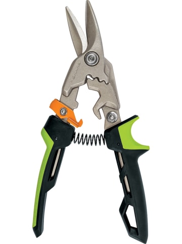 Fiskars Plaatschaar "PowerGear" zwart/groen