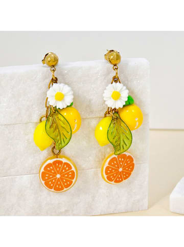 MENTHE À L'O Vergold. Ohrstecker