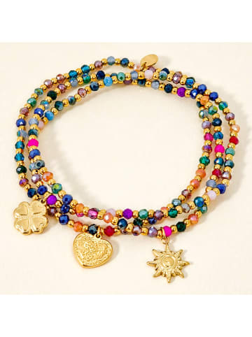MENTHE À L'O Vergulde armband met sierelementen