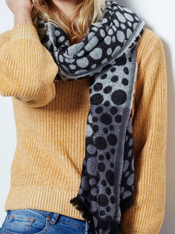 MENTHE À L'O Sjaal grijs/bruin - (L)170 x (B)85 cm