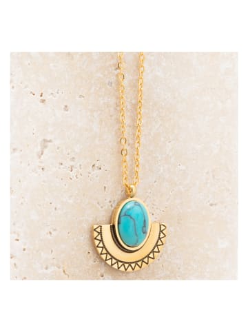 MENTHE À L'O Vergulde ketting met hanger - (L)40 cm