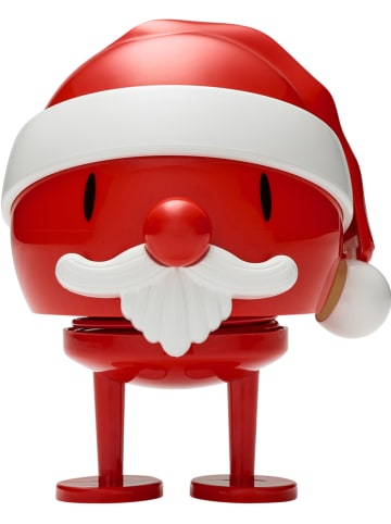 Hoptimist Decofiguur "Santa Claus" rood - (B)12 x (H)14 x (D)8 cm