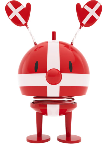 Hoptimist Decofiguur "Roligan M" rood - (B)9 x (H)14 x (D)8 cm