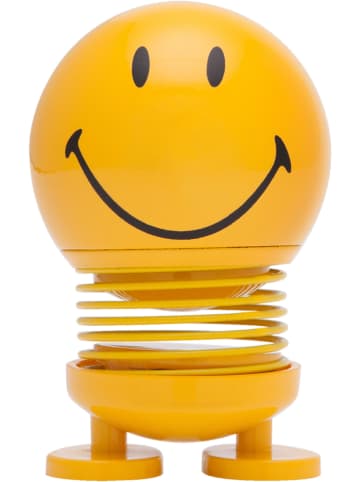 Hoptimist Decofiguur "Smiley S" geel - (B)5 x (H)8 x (D)5 cm