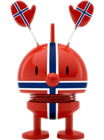 Hoptimist Decofiguur "Roligan Norway S" rood - (B)6 x (H)9 x (D)5 cm