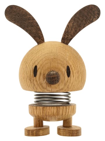 Hoptimist Dekofigur "Bunny S" in Eiche - (B)7 x (H)8,4 x (T)5,9 cm