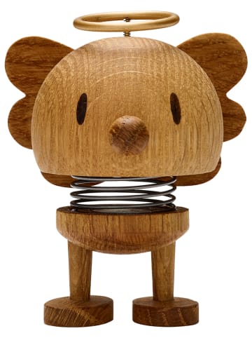 Hoptimist Dekofigur "Angel Bumble S" in Eiche - (B)6 x (H)7 x (T)6 cm