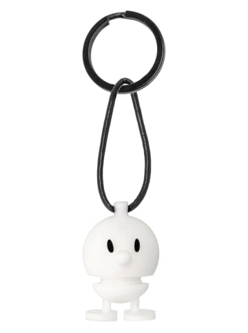 Hoptimist Schlüsselanhänger "Bumble" in Weiß - (B)1,5 x (H)3 x (T)3 cm