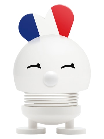 Hoptimist Dekofigur "Bumble S"Love Bimble France S" in Weiß - (B)5 x (H)6 x (T)5 cm