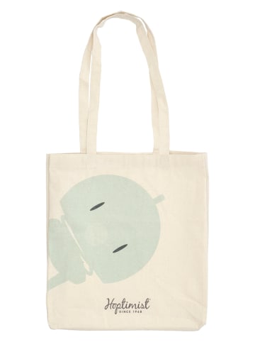 Hoptimist Shopper crème/lichtblauw - (B)40 x (H)46 cm