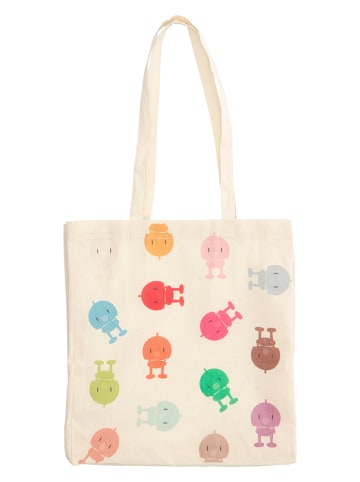 Hoptimist Shopper crème/meerkleurig - (B)40 x (H)46 cm