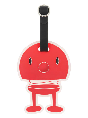 Hoptimist Zawieszka w kolorze czerwonym do walizki - 10 x 8 cm
