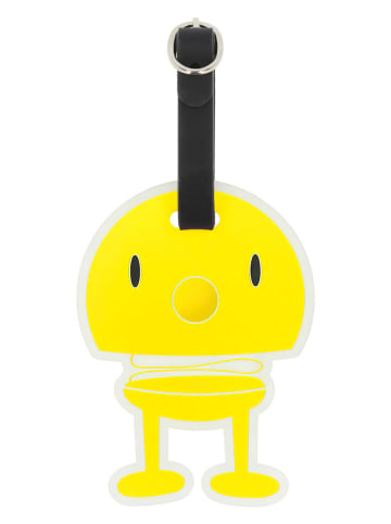 Hoptimist Zawieszka w kolorze żółtym do walizki - 10 x 8 cm