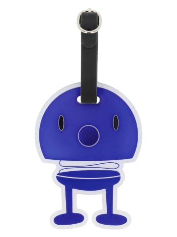 Hoptimist Zawieszka w kolorze niebieskim do walizki - 10 x 8 cm