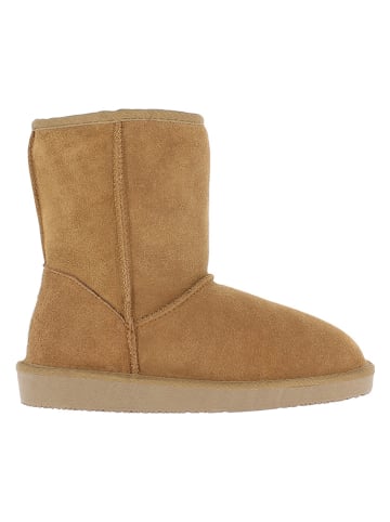 NICEBAY Leren winterboots "Medway" lichtbruin