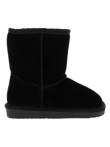 NICEBAY Leren winterboots "Gauze" zwart