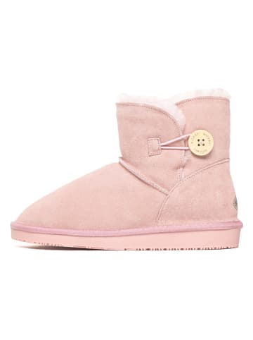 NICEBAY Leder-Winterboots "Fowl" in Rosa