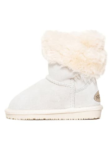 NICEBAY Leder-Winterboots "Coure" in Weiß