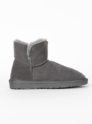 NICEBAY Leder-Winterboots "Warren" in Grau