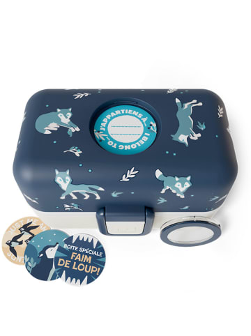 Monbento Lunchbox "Tresor" blauw/beige - 800 ml