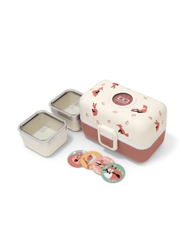 Monbento Pojemnik "Tresor" w kolorze jasnobrązowo-beżowym na lunch - 800 ml