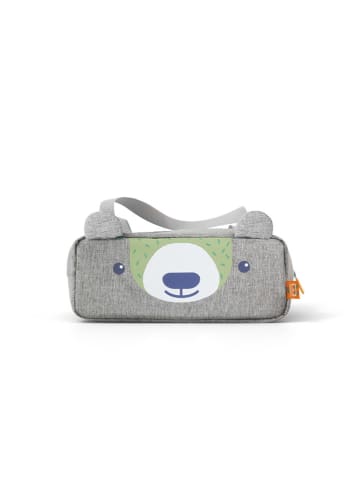 Monbento Lunchtas "Bear" grijs - (B)30 x (H)12 x (D)22 cm