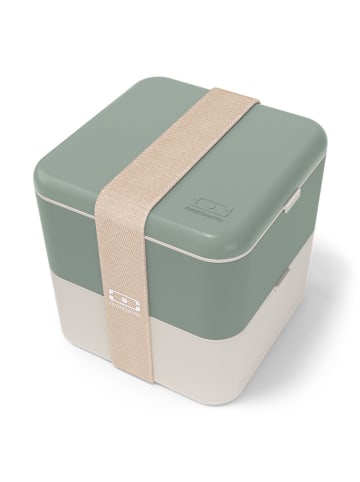 Monbento Lunchbox crème/groen - 1,7 l