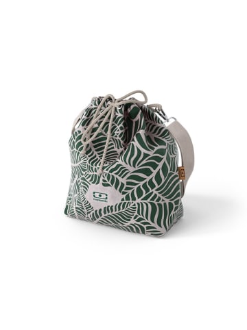 Monbento Lunchtasche ''Graphic Jungle'' in Beige/ Grün - (B)20,5 x (H)25 x (T)10,5 cm