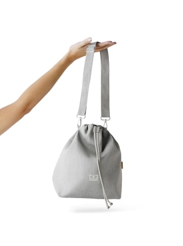 Monbento Lunchtasche in Grau - (B)20,5 x (H)25 x (T)10,5 cm