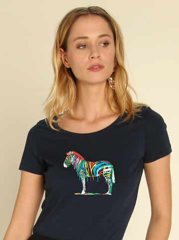 WOOOP Shirt "Fresh Paint" donkerblauw