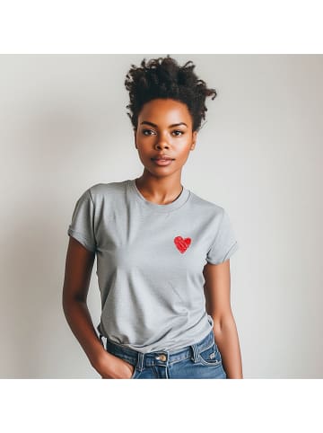 WOOOP Shirt "Little Heart" grijs