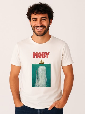 WOOOP Koszulka "Moby" w kolorze kremowym