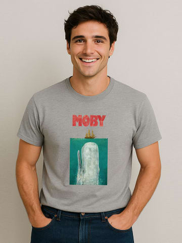 WOOOP Koszulka "Moby" w kolorze szarym